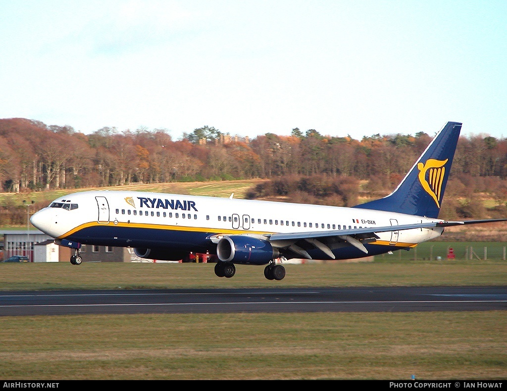 Aircraft Photo of EI-DAM | Boeing 737-8AS | Ryanair | AirHistory.net #155037