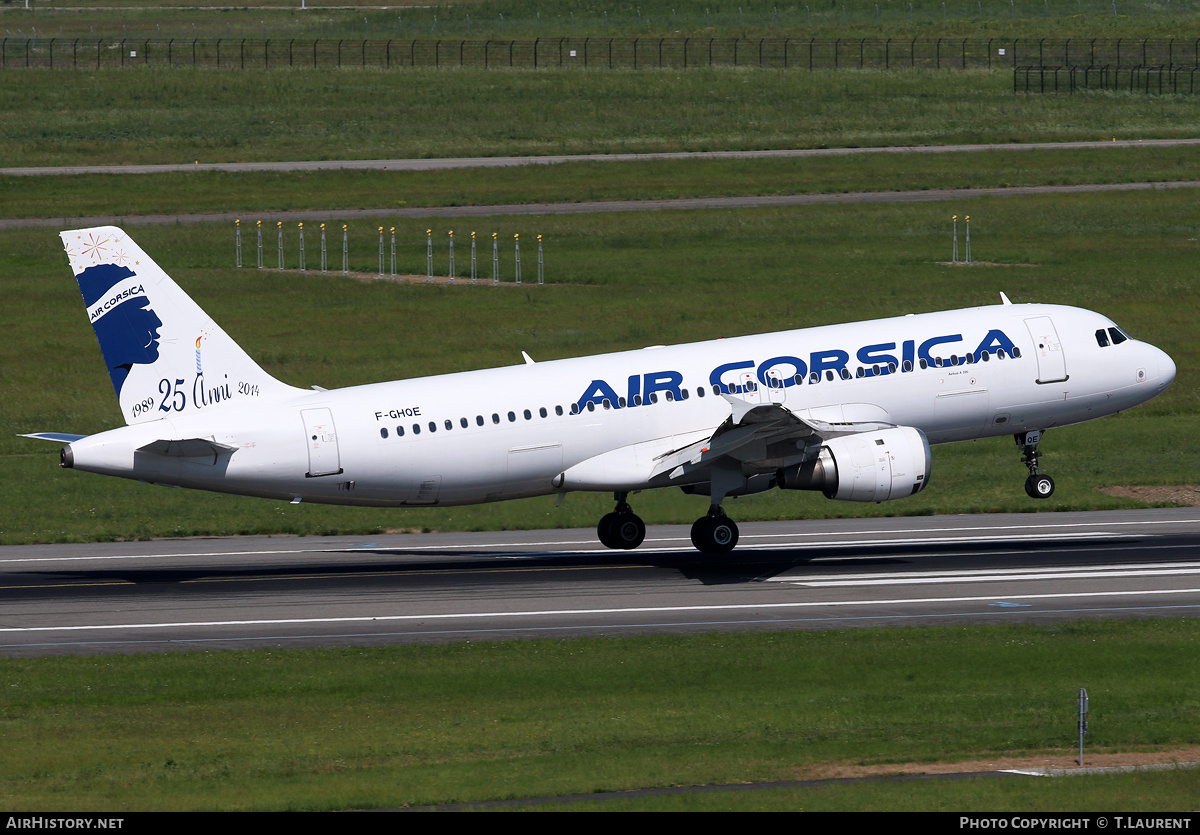 Aircraft Photo of F-GHQE | Airbus A320-211 | Air Corsica | AirHistory.net #155042