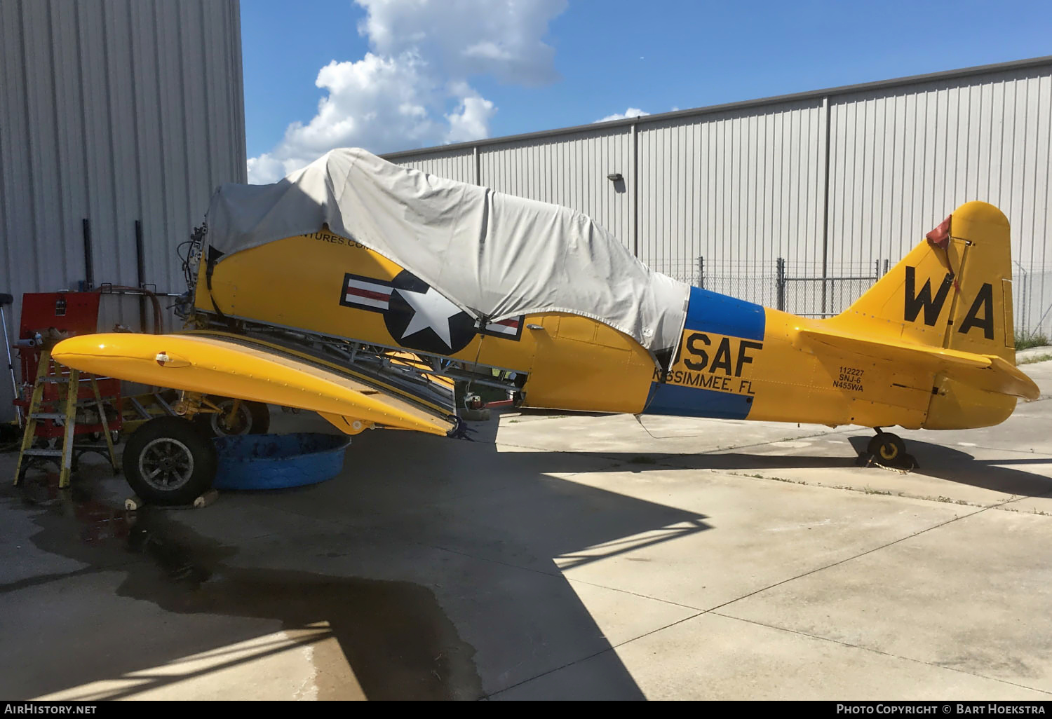 Aircraft Photo of N455WA / 112227 | North American SNJ-6 Texan | Warbird Adventures | USA - Air Force | AirHistory.net #155055