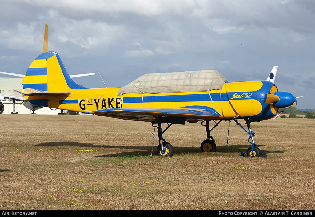 Aircraft Photo of G-YAKB | Yakovlev Yak-52 | AirHistory.net #155060