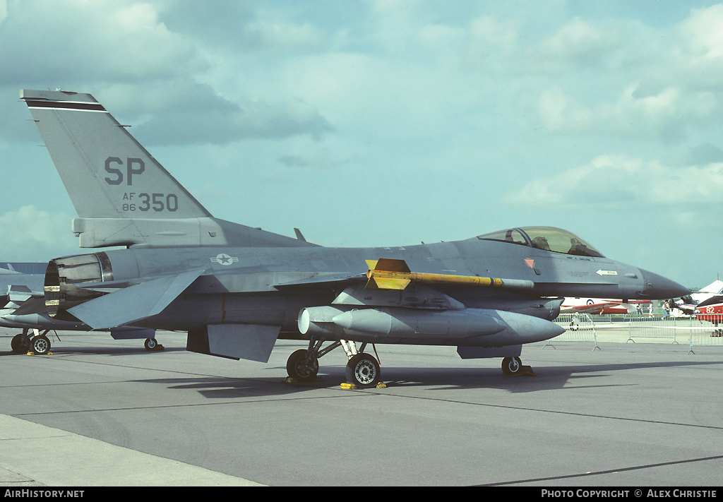 Aircraft Photo of 86-0350 / AF86-350 | General Dynamics F-16C Fighting Falcon | USA - Air Force | AirHistory.net #155066