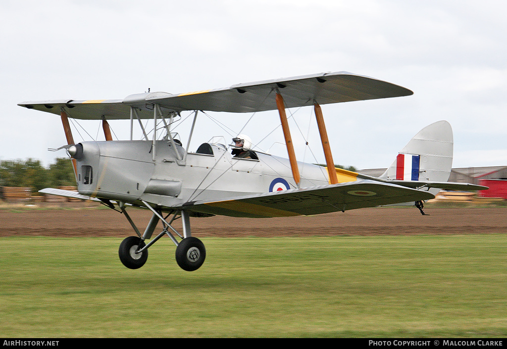 Aircraft Photo of G-ANON / T-7909 | De Havilland D.H. 82A Tiger Moth II | UK - Air Force | AirHistory.net #155067