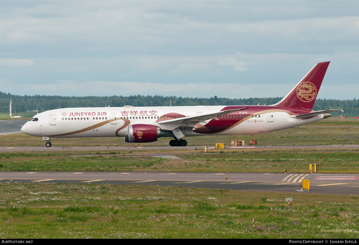 Aircraft Photo of B-207N | Boeing 787-9 Dreamliner | Juneyao Airlines | AirHistory.net #155076