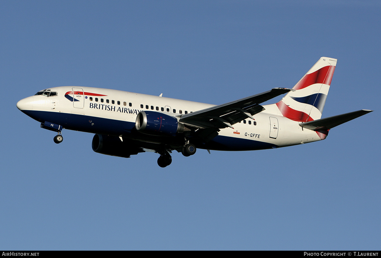 Aircraft Photo of G-GFFE | Boeing 737-528 | British Airways | AirHistory.net #155100