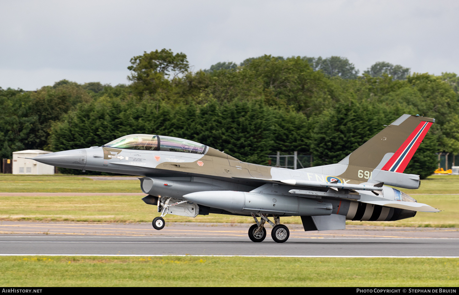 Aircraft Photo of 691 | General Dynamics F-16BM Fighting Falcon | Norway - Air Force | AirHistory.net #155110