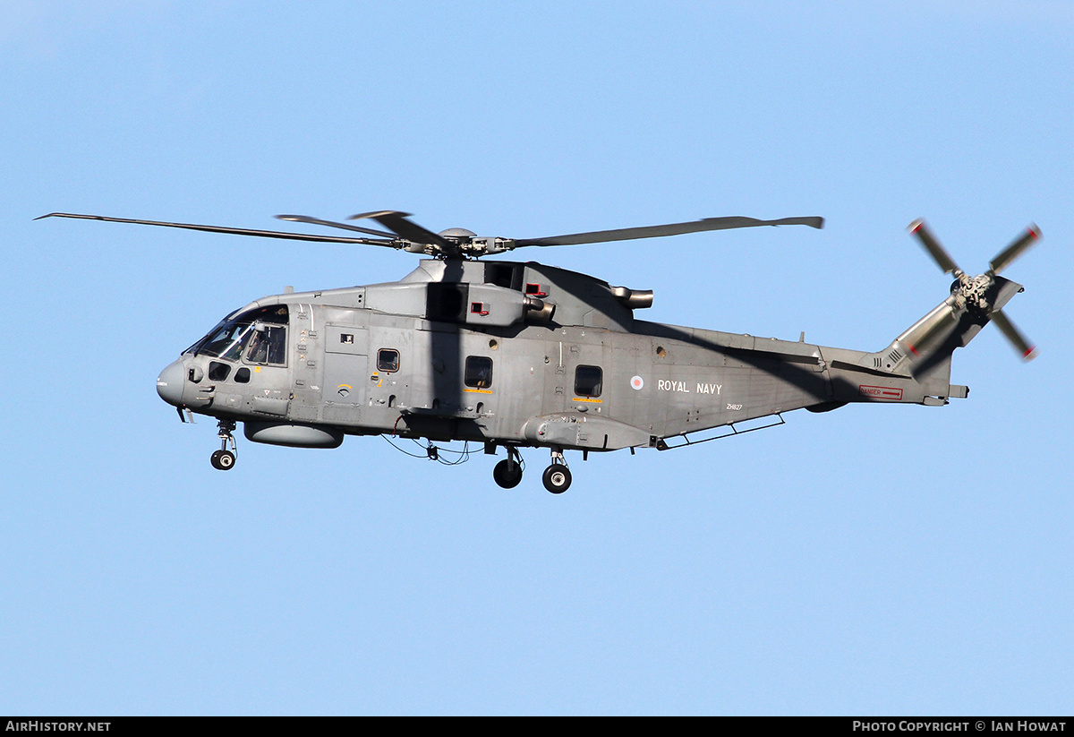 Aircraft Photo of ZH827 | EHI EH101-111 Merlin HM2 | UK - Navy | AirHistory.net #155121