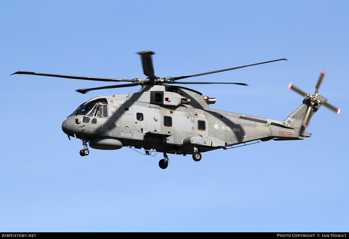 Aircraft Photo of ZH832 | EHI EH101-111 Merlin HM2 | UK - Navy | AirHistory.net #155122