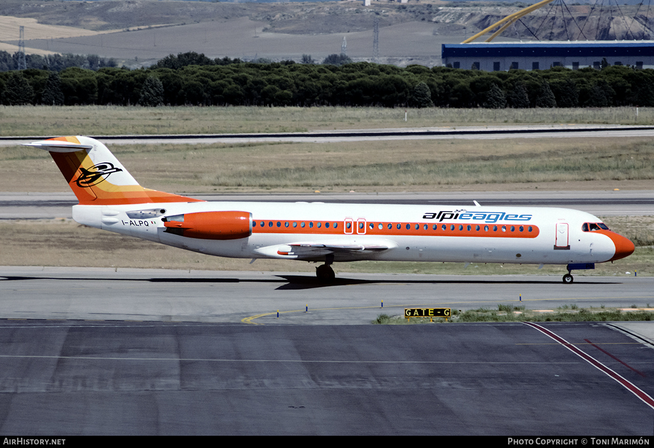 Aircraft Photo of I-ALPQ | Fokker 100 (F28-0100) | Alpi Eagles | AirHistory.net #155136