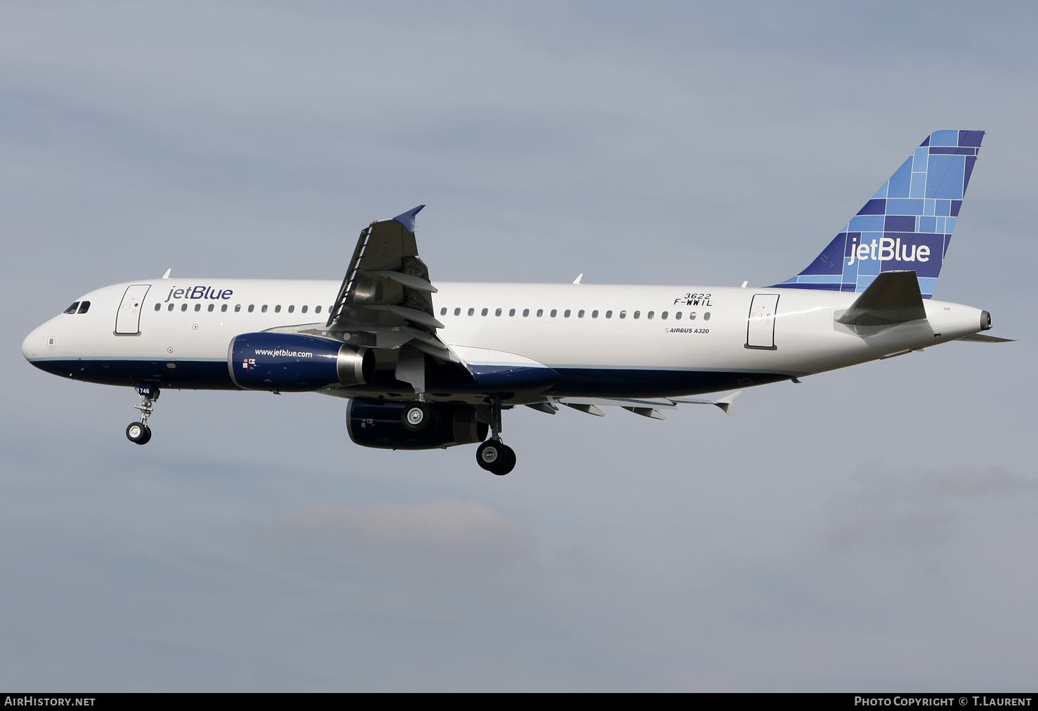 Aircraft Photo of F-WWIL | Airbus A320-232 | JetBlue Airways | AirHistory.net #155138