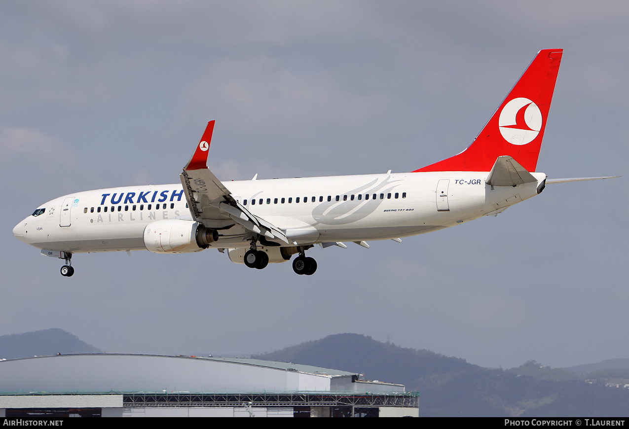 Aircraft Photo of TC-JGR | Boeing 737-8F2 | Turkish Airlines | AirHistory.net #155144