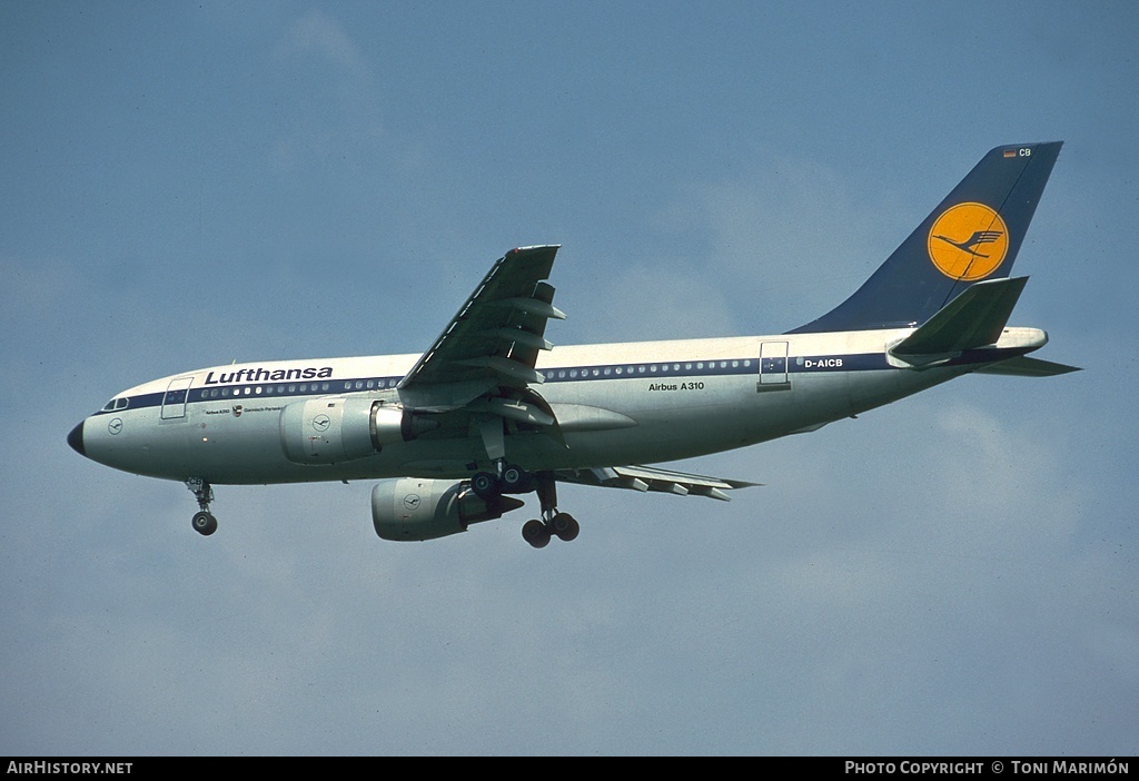 Aircraft Photo of D-AICB | Airbus A310-203 | Lufthansa | AirHistory.net #155148