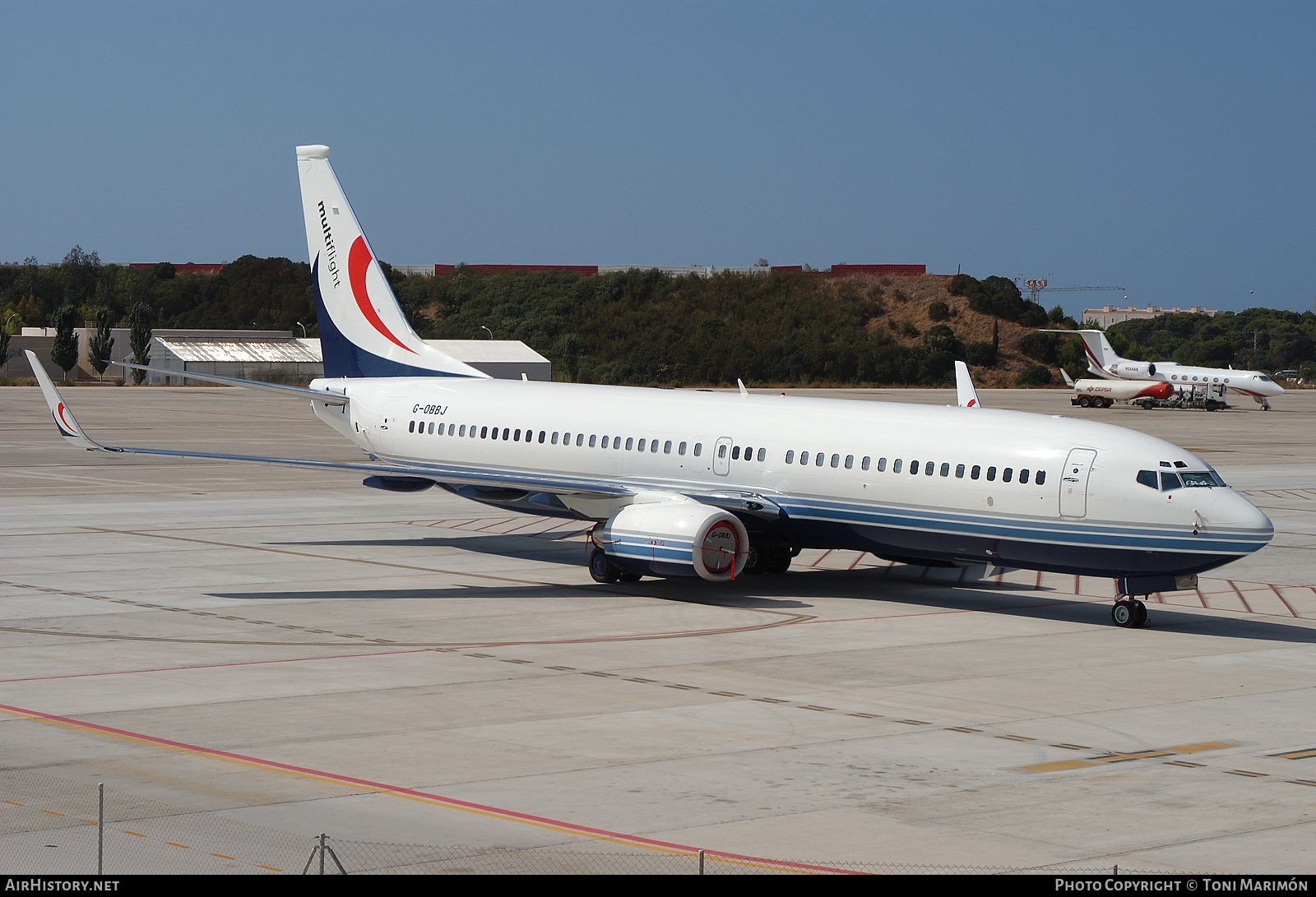 Aircraft Photo of G-OBBJ | Boeing 737-8DR BBJ2 | Multiflight | AirHistory.net #155153