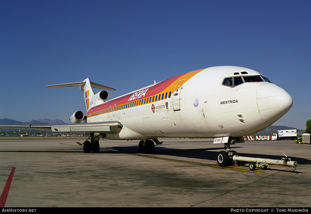 Aircraft Photo of EC-DCE | Boeing 727-256/Adv | Iberia | AirHistory.net #155154