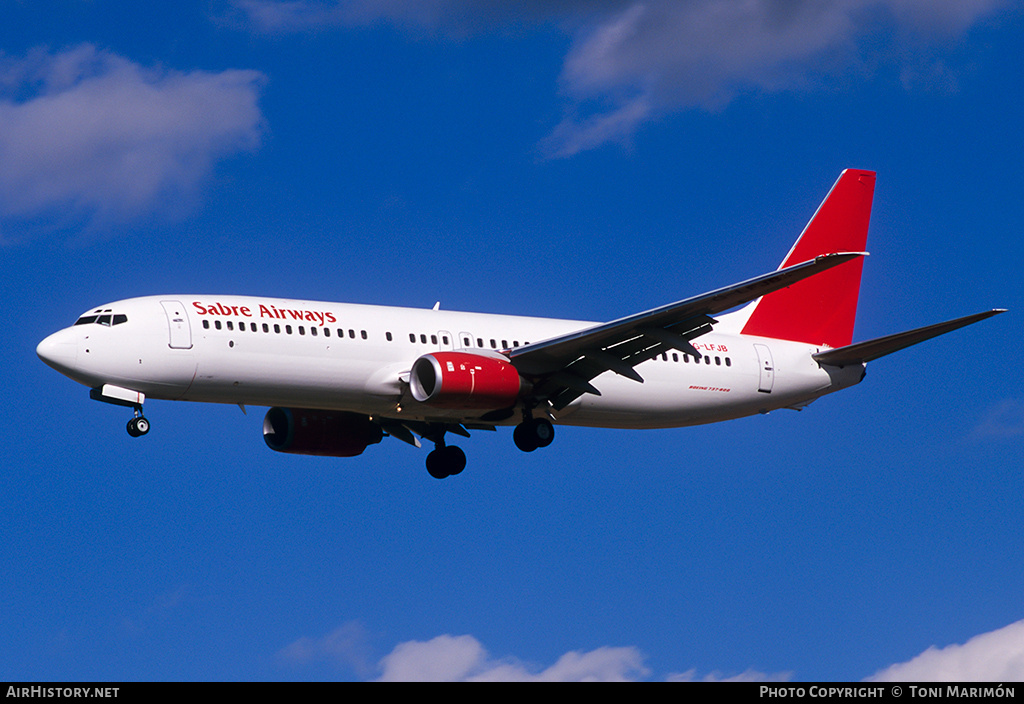 Aircraft Photo of G-LFJB | Boeing 737-81Q | Sabre Airways | AirHistory.net #155160