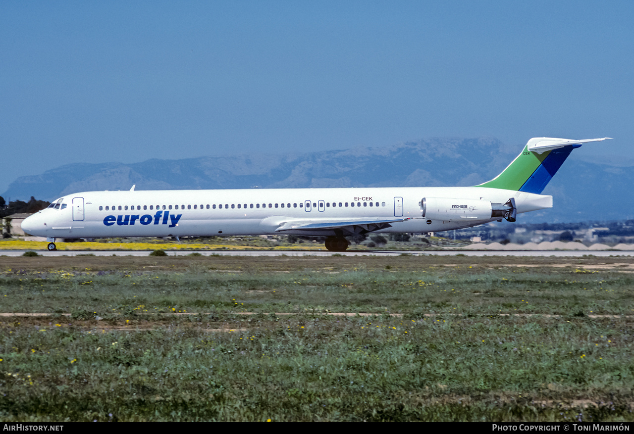 Aircraft Photo of EI-CEK | McDonnell Douglas MD-83 (DC-9-83) | Eurofly | AirHistory.net #155163