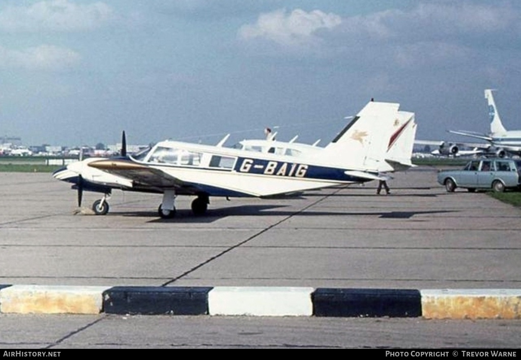 Aircraft Photo of G-BAIG | Piper PA-34-200 Seneca | AirHistory.net #155184
