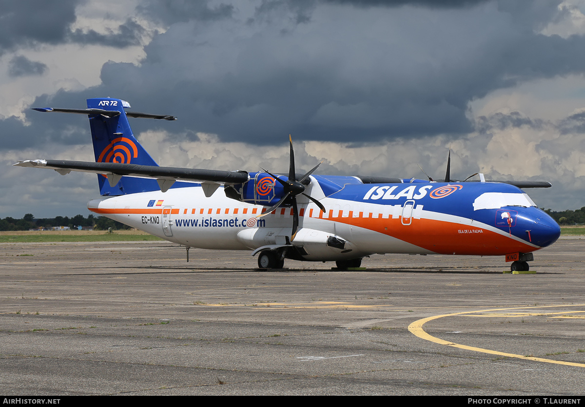 Aircraft Photo of EC-KNO | ATR ATR-72-500 (ATR-72-212A) | Islas Airways | AirHistory.net #155206