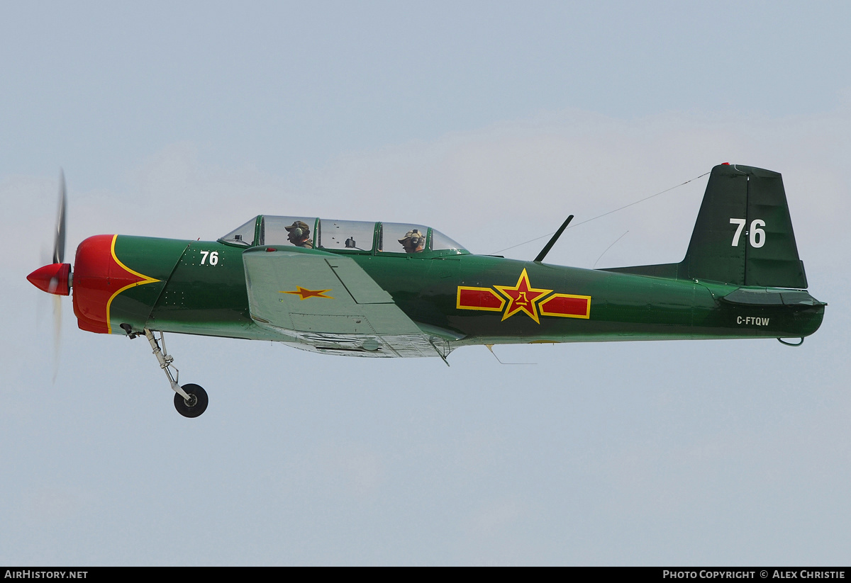 Aircraft Photo of C-FTQW | Nanchang CJ-6A | China - Air Force | AirHistory.net #155209
