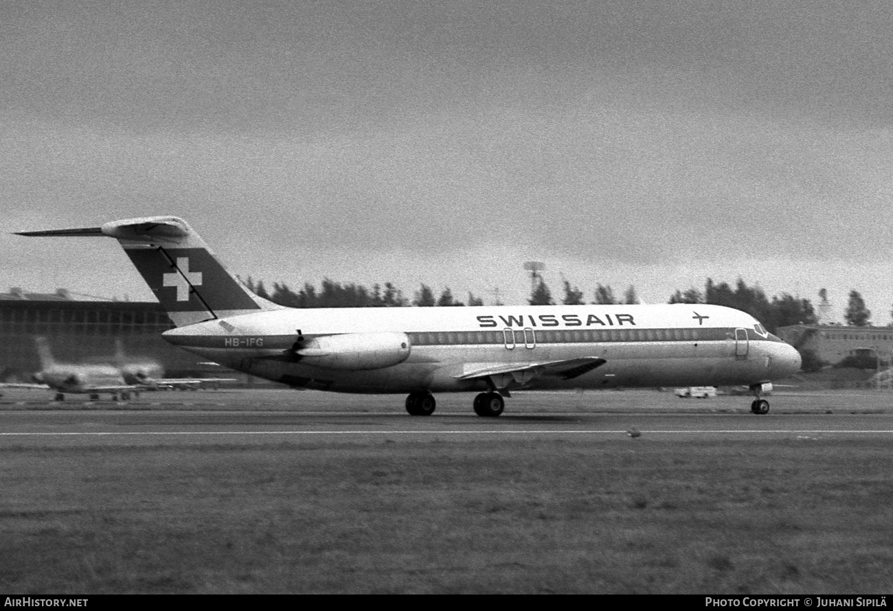 Aircraft Photo of HB-IFG | McDonnell Douglas DC-9-32 | Swissair | AirHistory.net #155211