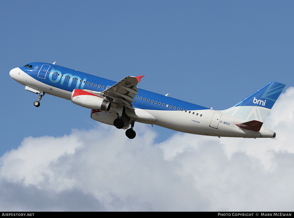 Aircraft Photo of G-MIDO | Airbus A320-231 | BMI - British Midland International | AirHistory.net #155222