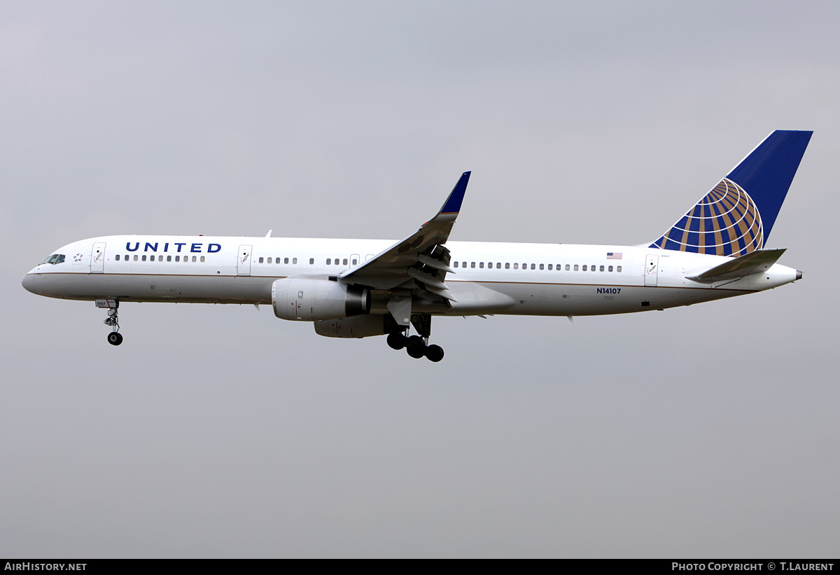 Aircraft Photo of N14107 | Boeing 757-224 | United Airlines | AirHistory.net #155224