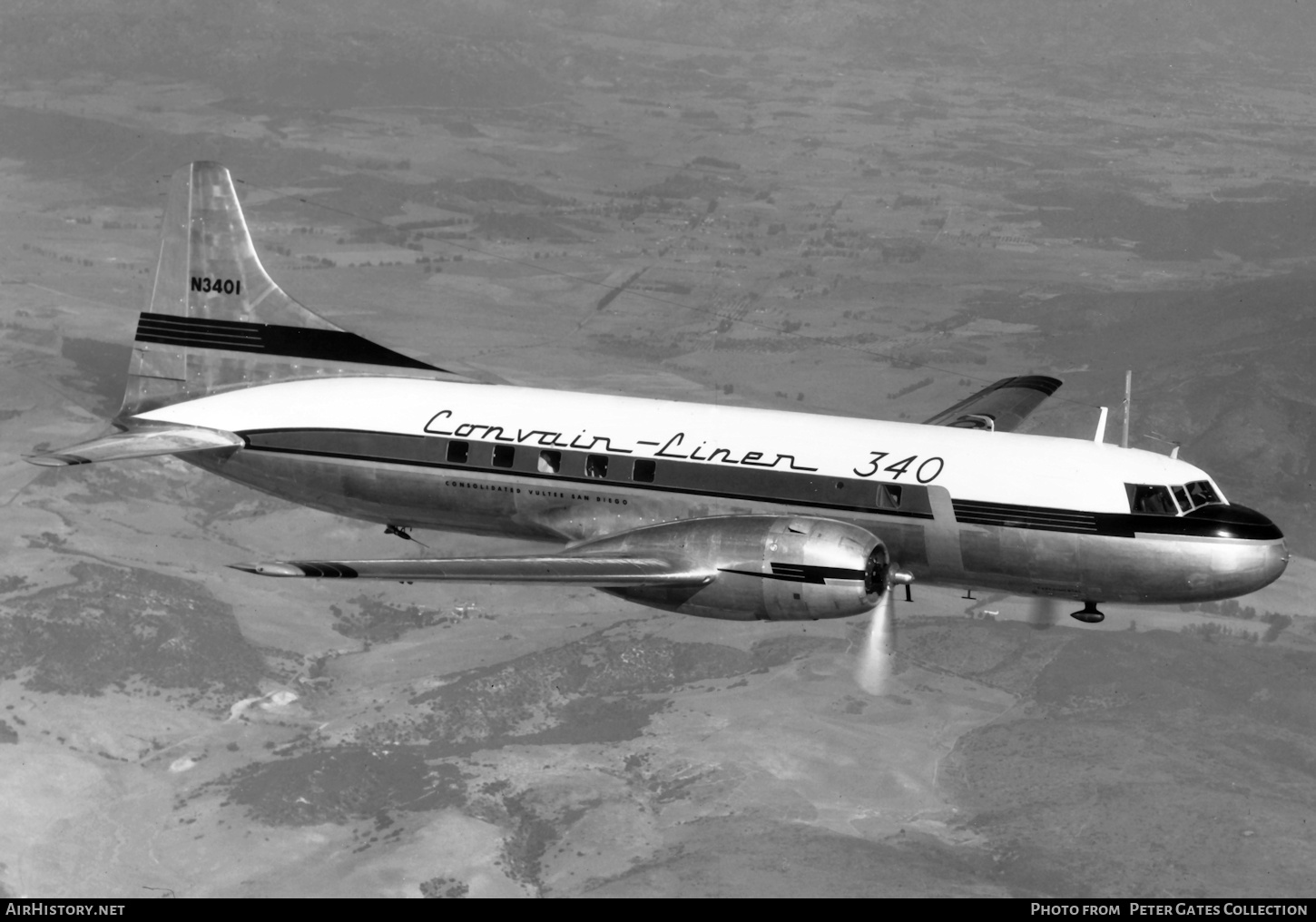Aircraft Photo of N3401 | Convair 340-30 | Consolidated Vultee | AirHistory.net #155237