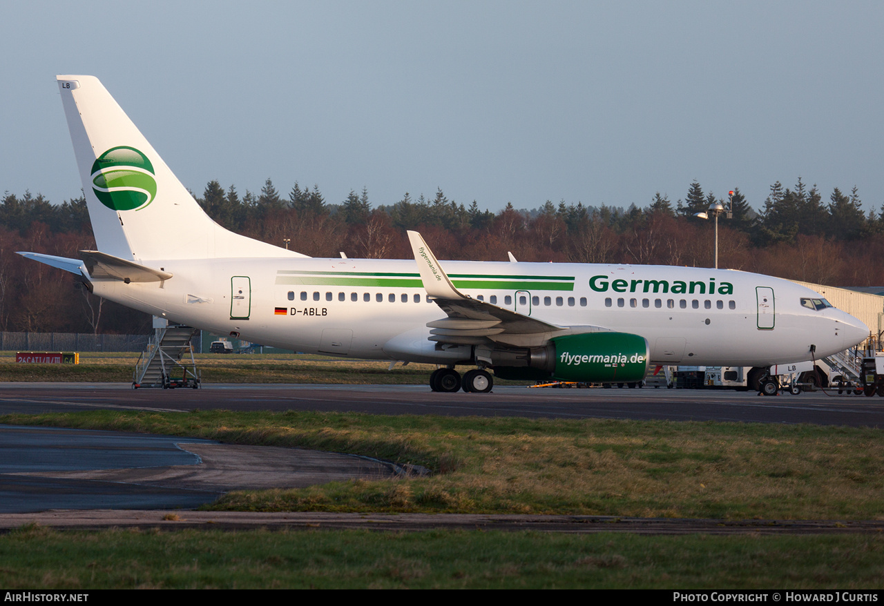Aircraft Photo of D-ABLB | Boeing 737-76J | Germania | AirHistory.net #155244