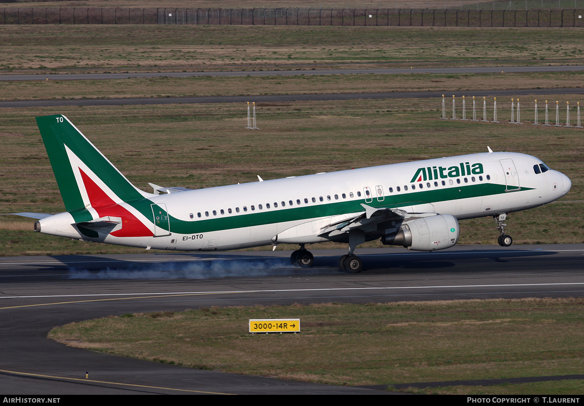 Aircraft Photo of EI-DTO | Airbus A320-216 | Alitalia | AirHistory.net #155280