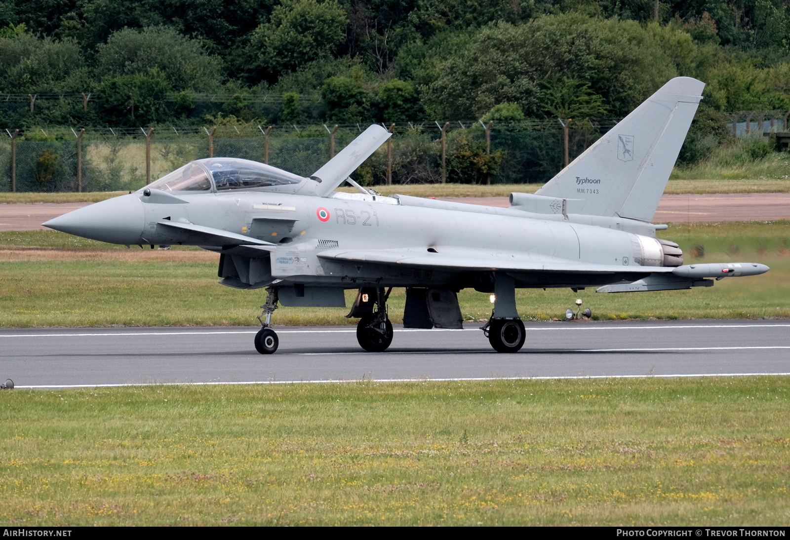 Aircraft Photo of MM7343 | Eurofighter EF-2000 Typhoon S | Italy - Air Force | AirHistory.net #155312