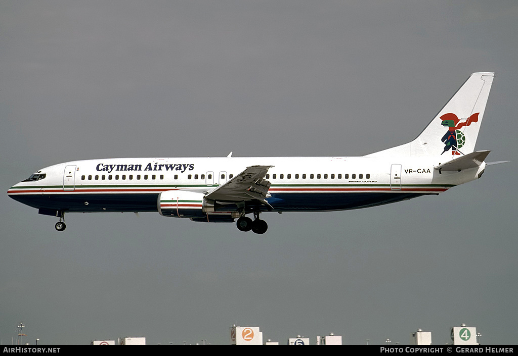 Aircraft Photo of VR-CAA | Boeing 737-4Q8 | Cayman Airways | AirHistory.net #155324