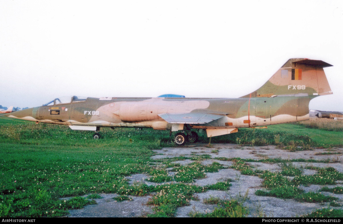 Aircraft Photo of FX99 | Lockheed F-104G Starfighter | Belgium - Air Force | AirHistory.net #155325