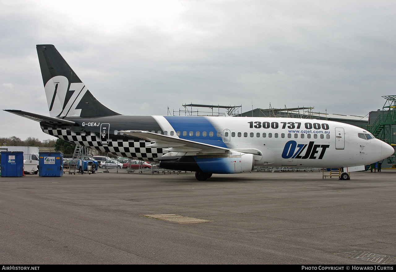 Aircraft Photo of G-CEAJ | Boeing 737-229/Adv | OzJet Airlines | AirHistory.net #155340