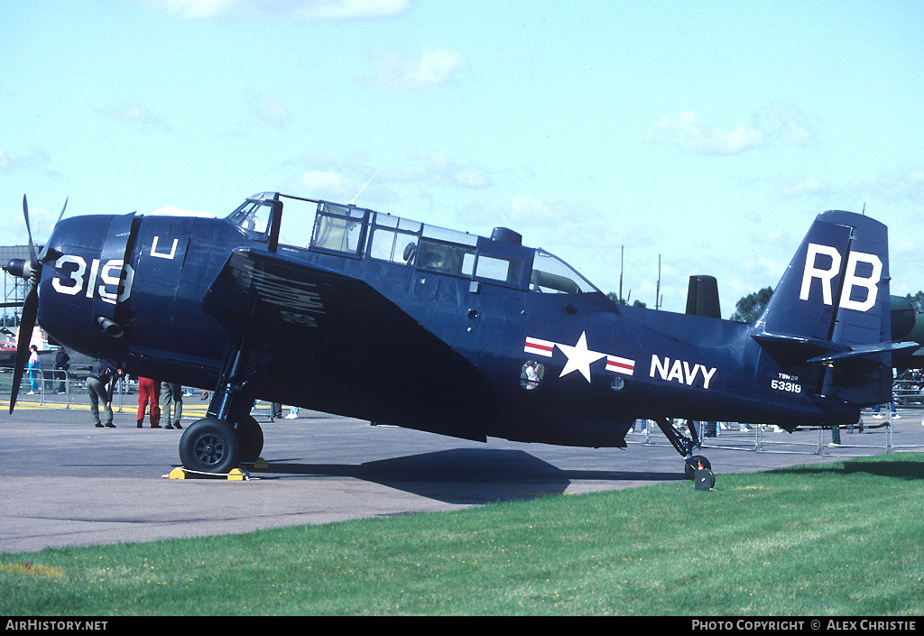 Aircraft Photo of G-BTDP / 53319 | Grumman TBM-3R Avenger | USA - Navy | AirHistory.net #155342