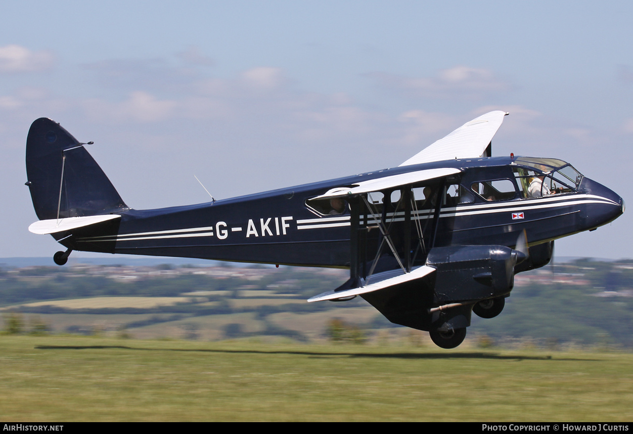 Aircraft Photo of G-AKIF | De Havilland D.H. 89A Dragon Rapide | AirHistory.net #155344