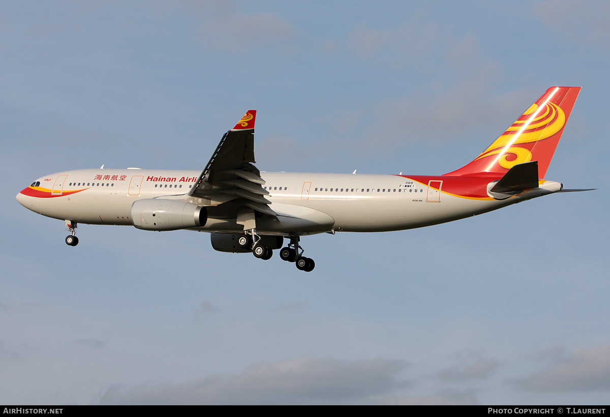 Aircraft Photo of F-WWKI | Airbus A330-243 | Hainan Airlines | AirHistory.net #155351
