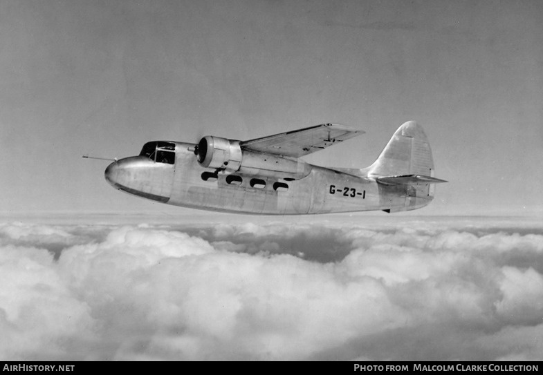 Aircraft Photo of G-23-1 | Percival P.50 Prince 1 | AirHistory.net #155352