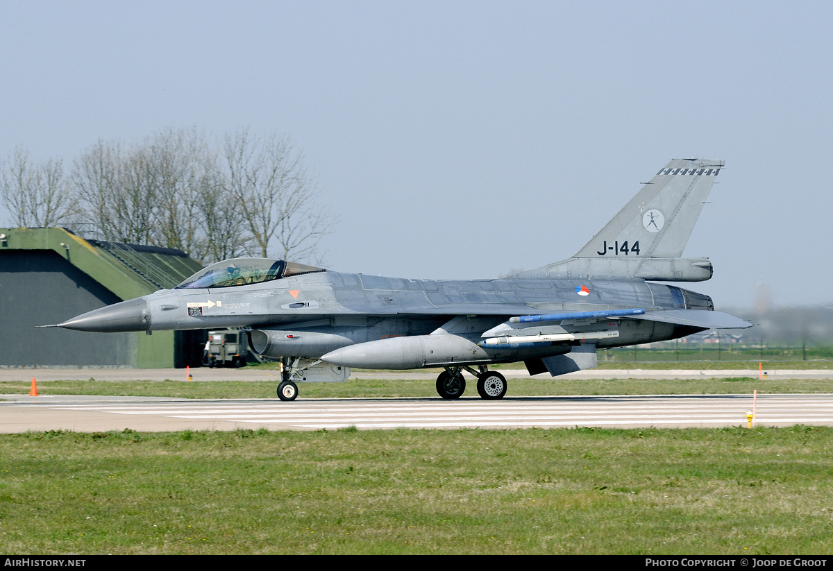 Aircraft Photo of J-144 | General Dynamics F-16AM Fighting Falcon | Netherlands - Air Force | AirHistory.net #155392