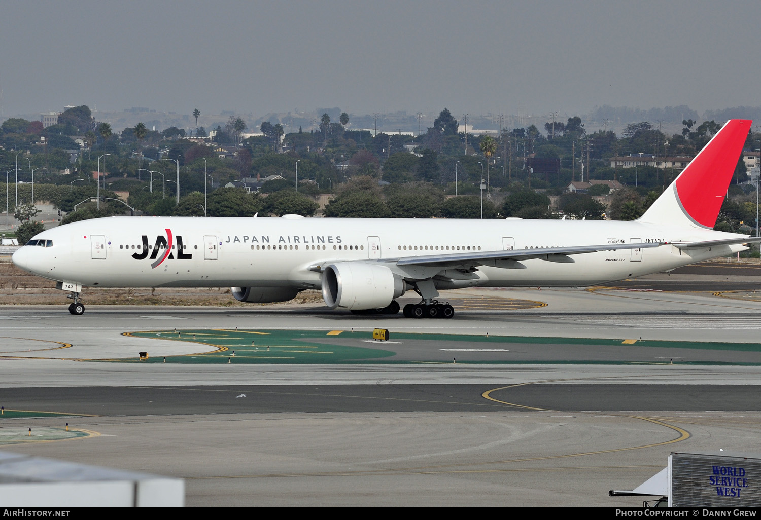 Aircraft Photo of JA743J | Boeing 777-346/ER | Japan Airlines - JAL | AirHistory.net #155400