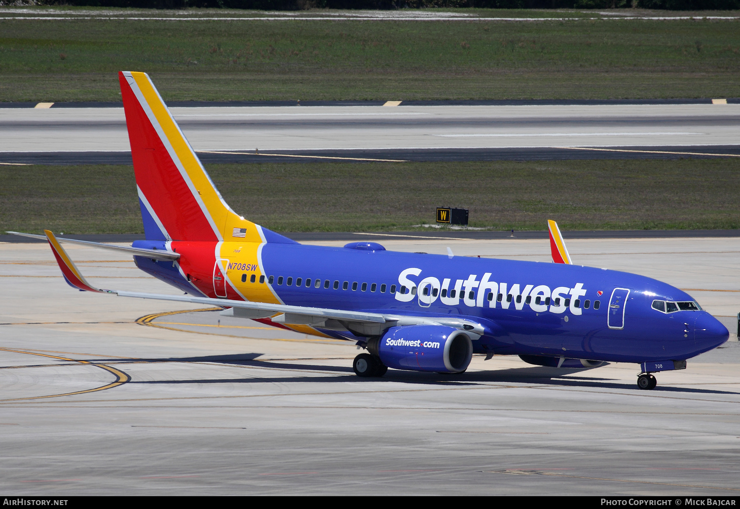 Aircraft Photo of N708SW | Boeing 737-7H4 | Southwest Airlines | AirHistory.net #155402