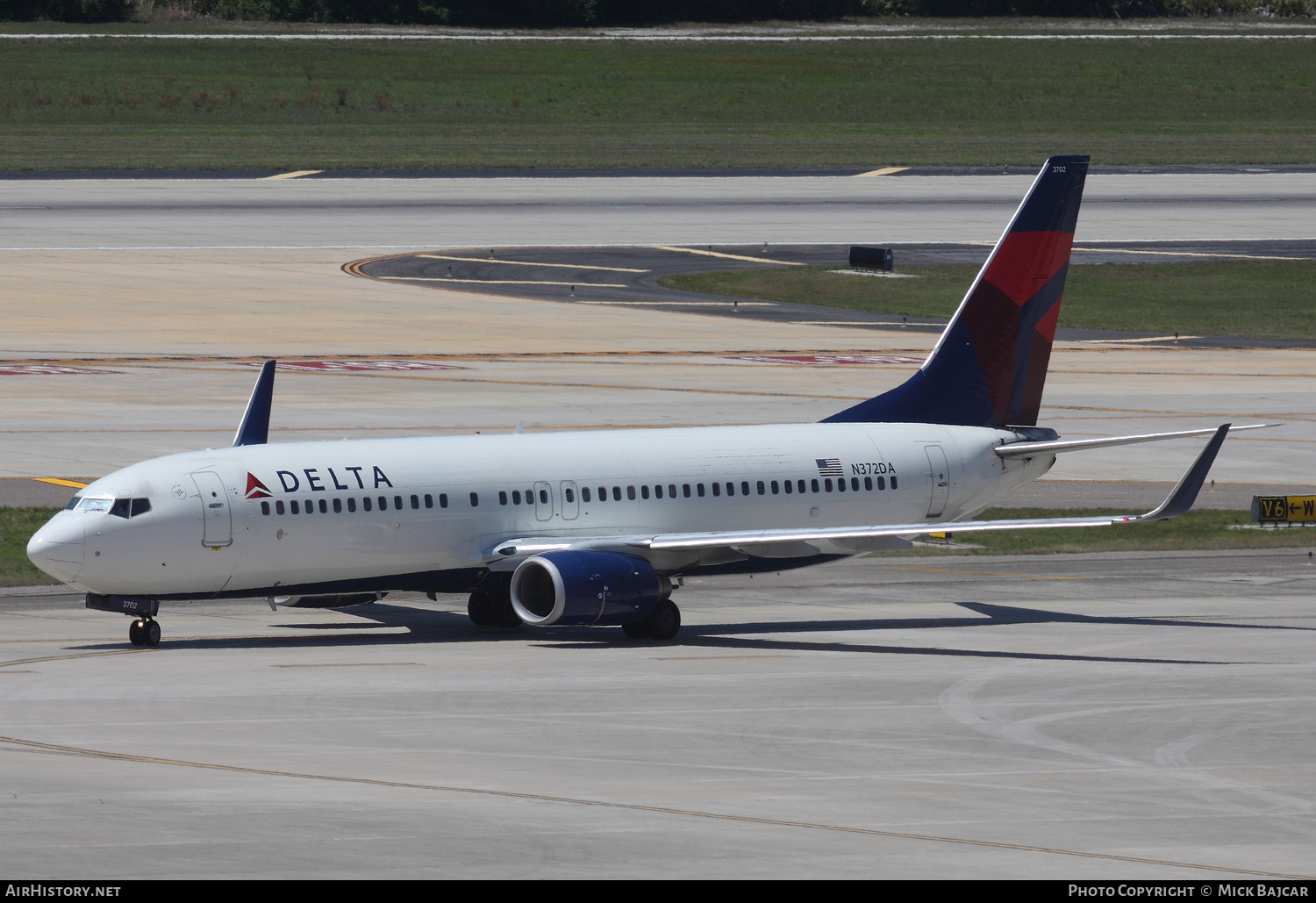 Aircraft Photo of N372DA | Boeing 737-832 | Delta Air Lines | AirHistory.net #155409