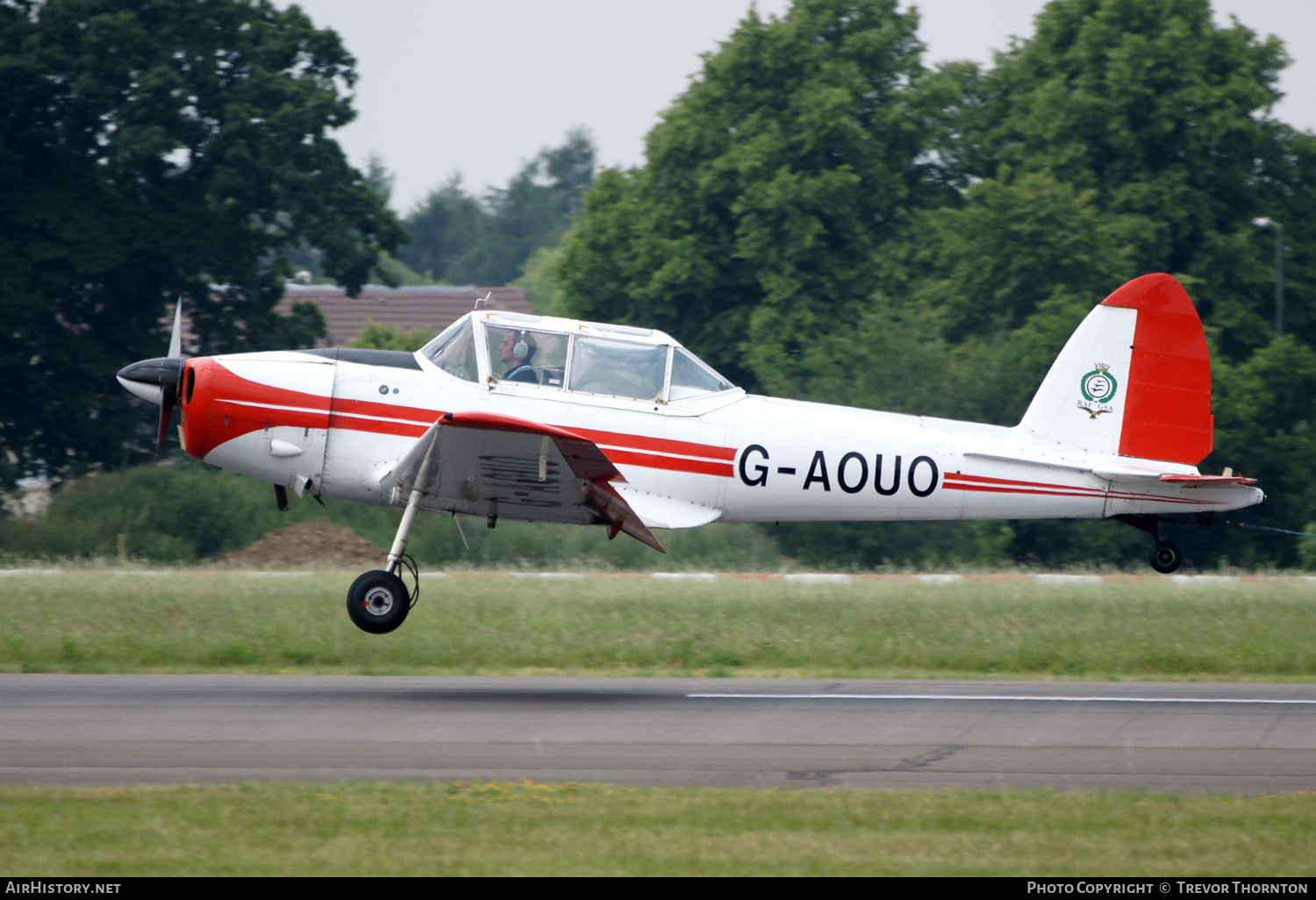 Aircraft Photo of G-AOUO | De Havilland Canada DHC-1 Chipmunk Mk22 | Royal Air Force Gliding and Soaring Association - RAFGSA | AirHistory.net #155417