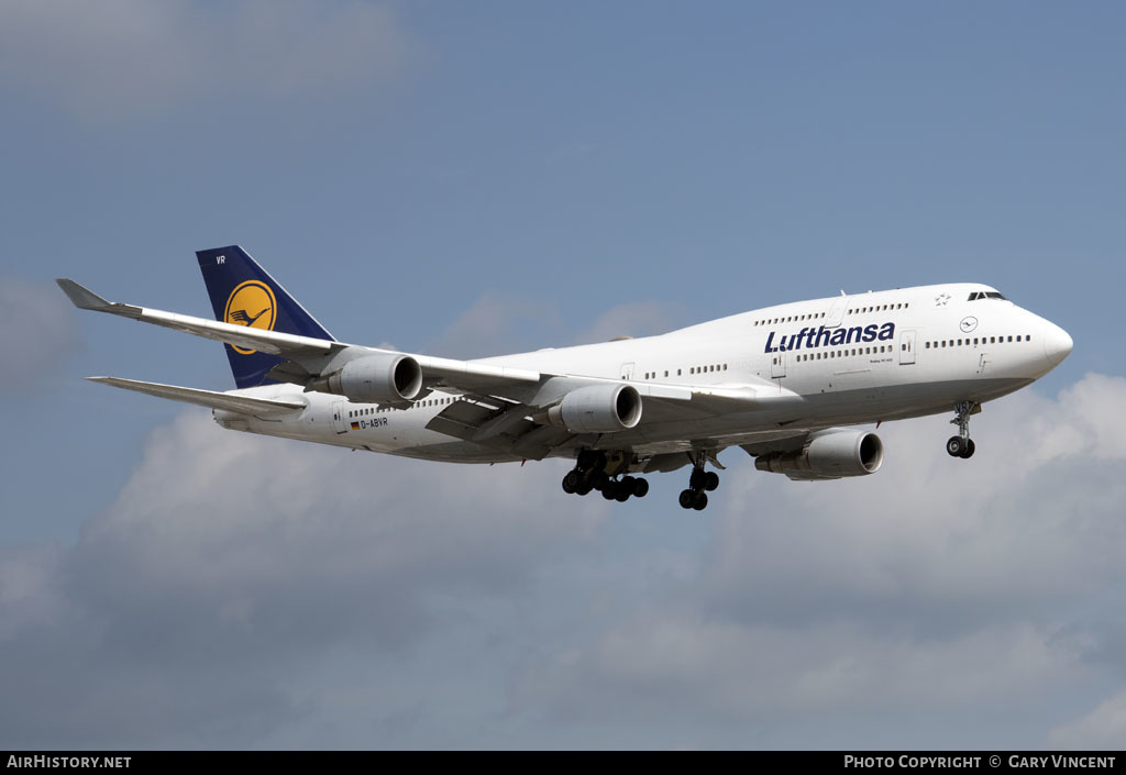 Aircraft Photo of D-ABVR | Boeing 747-430 | Lufthansa | AirHistory.net #155422