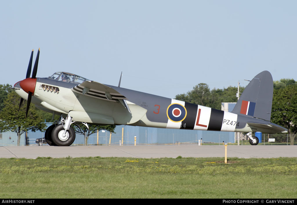 Aircraft Photo of N474PZ / PZ474 | De Havilland D.H. 98 Mosquito FB6 | UK - Air Force | AirHistory.net #155425