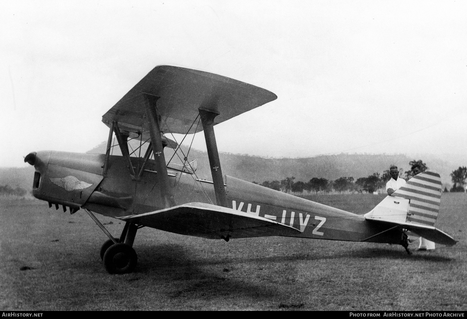Aircraft Photo of VH-UVZ | De Havilland D.H. 82A Tiger Moth II | Airflite | AirHistory.net #155446