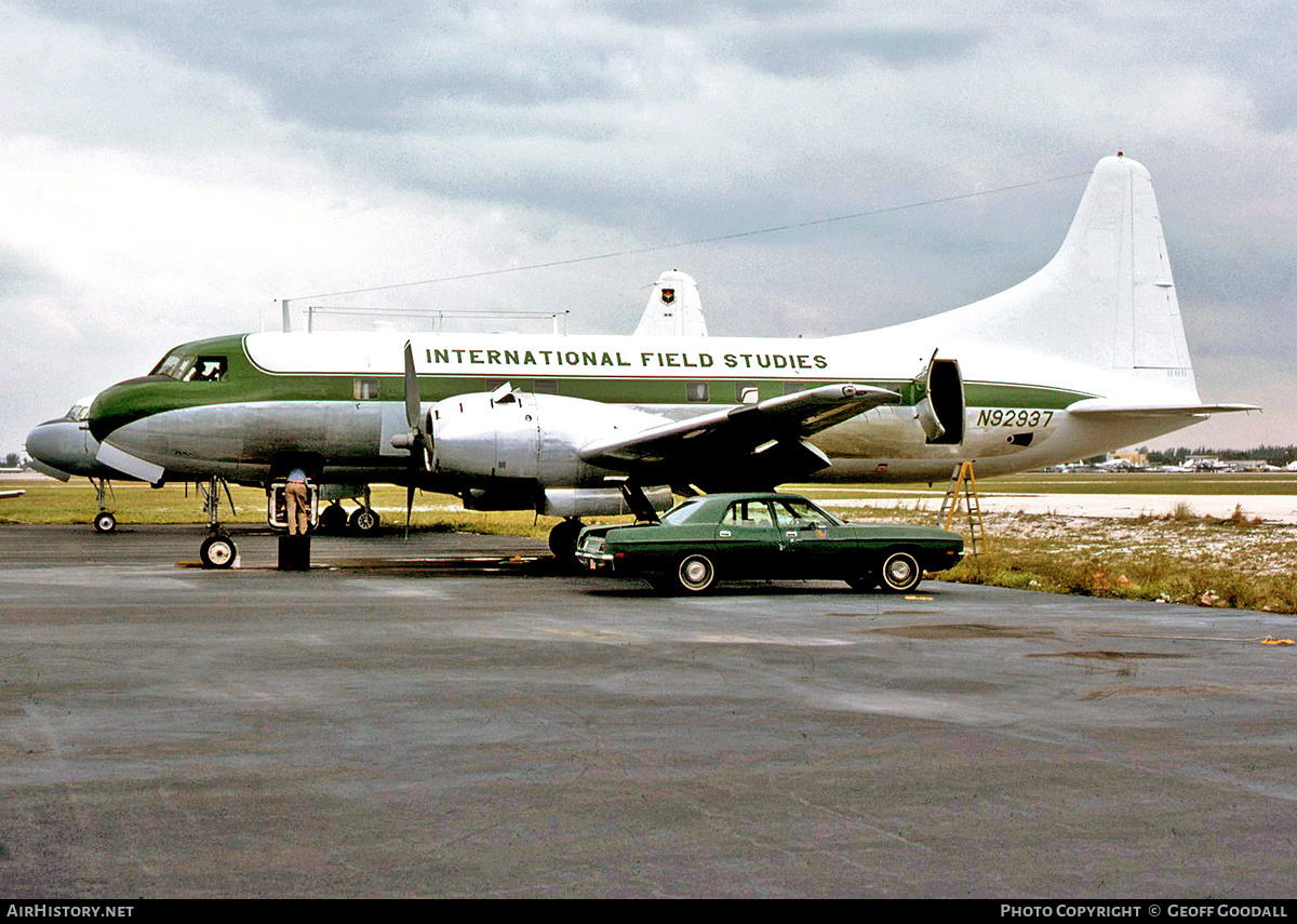 Aircraft Photo of N92937 | Convair VT-29B | International Field Studies | AirHistory.net #155459