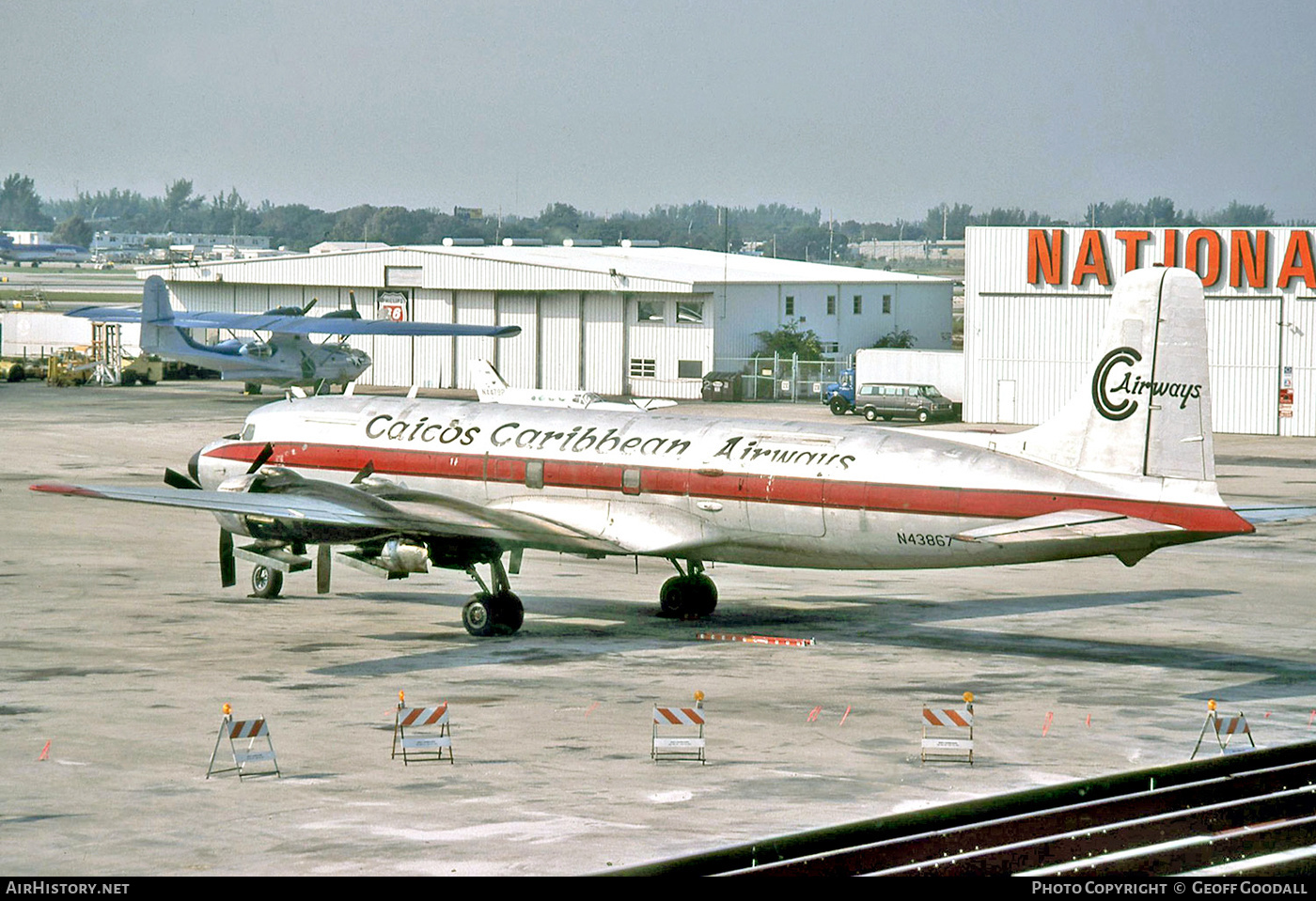 Aircraft Photo of N43867 | Douglas C-118A Liftmaster (DC-6A) | Caicos Caribbean Airways | AirHistory.net #155464
