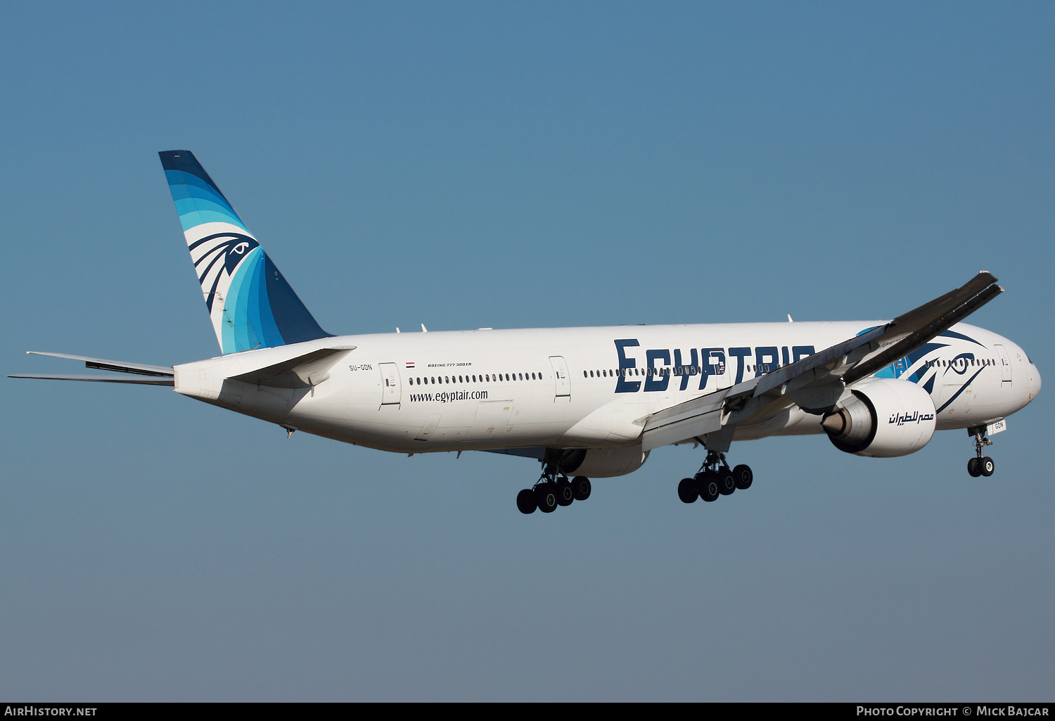 Aircraft Photo of SU-GDN | Boeing 777-36N/ER | EgyptAir | AirHistory.net #155465