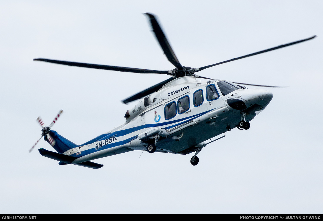 Aircraft Photo of 5N-BSK | AgustaWestland AW-139 | Caverton Helicopters | AirHistory.net #155467