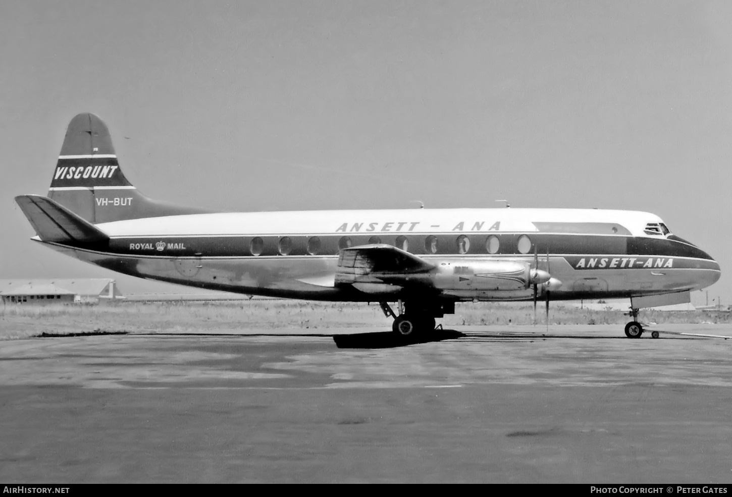 Aircraft Photo of VH-BUT | Vickers 747 Viscount | Ansett - ANA | AirHistory.net #155477