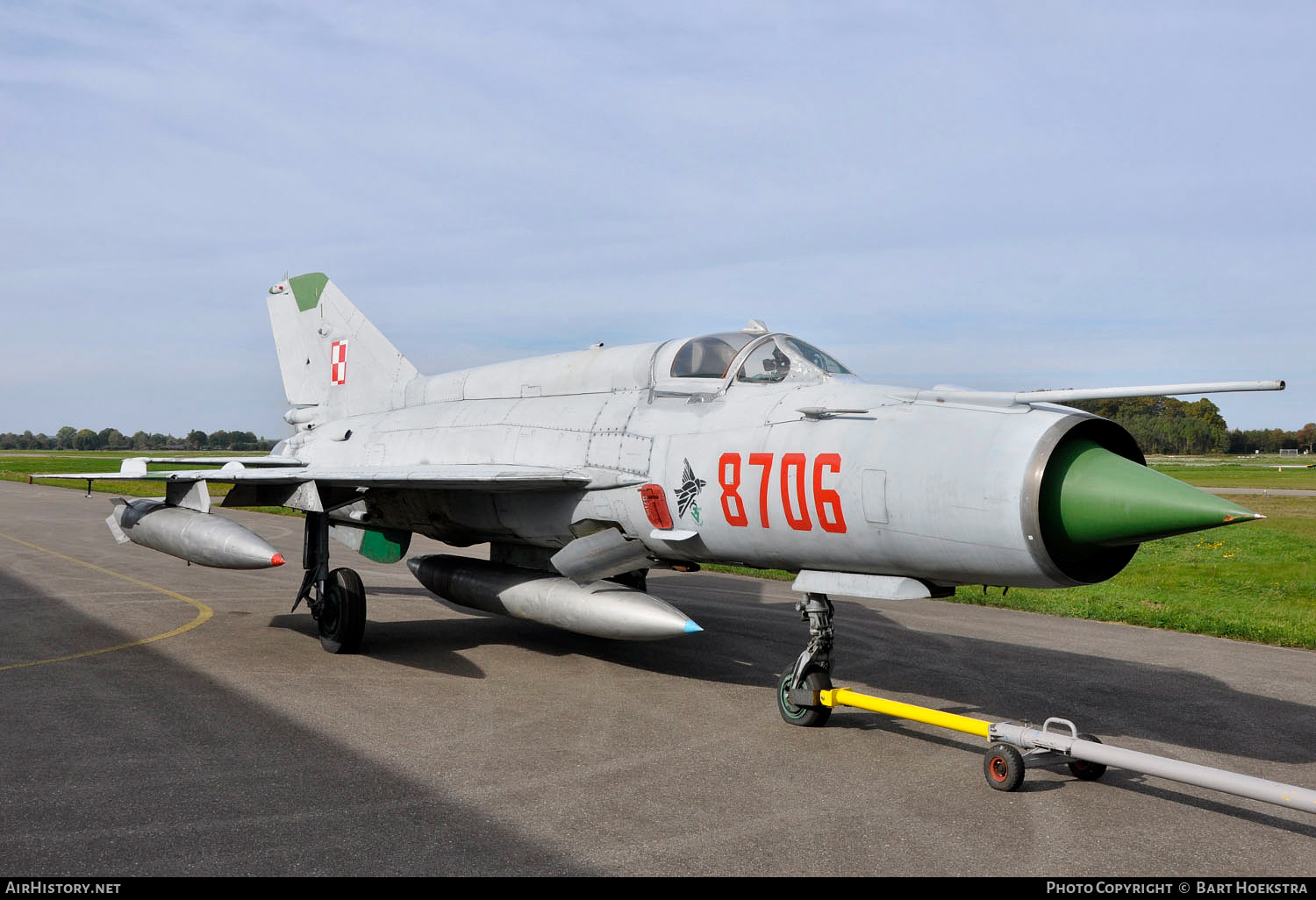 Aircraft Photo of 8706 | Mikoyan-Gurevich MiG-21MF | Poland - Air Force | AirHistory.net #155481